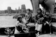 Childrend at Angkor Wat in 1979